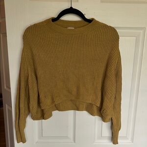 Cozy Cotton On Mustard Knit Sweater